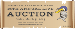 15th Annual Auction March 31st 2023